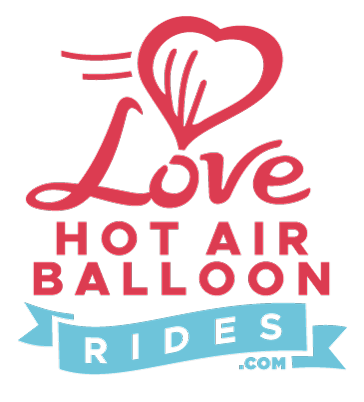 Love Hot Air Balloon Rides color logo